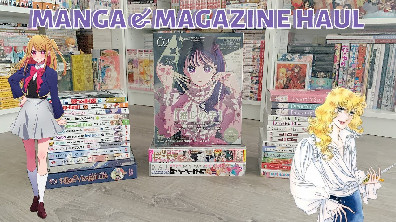 unboxing new manga & japanese magazines haul! (may 2023) ✧