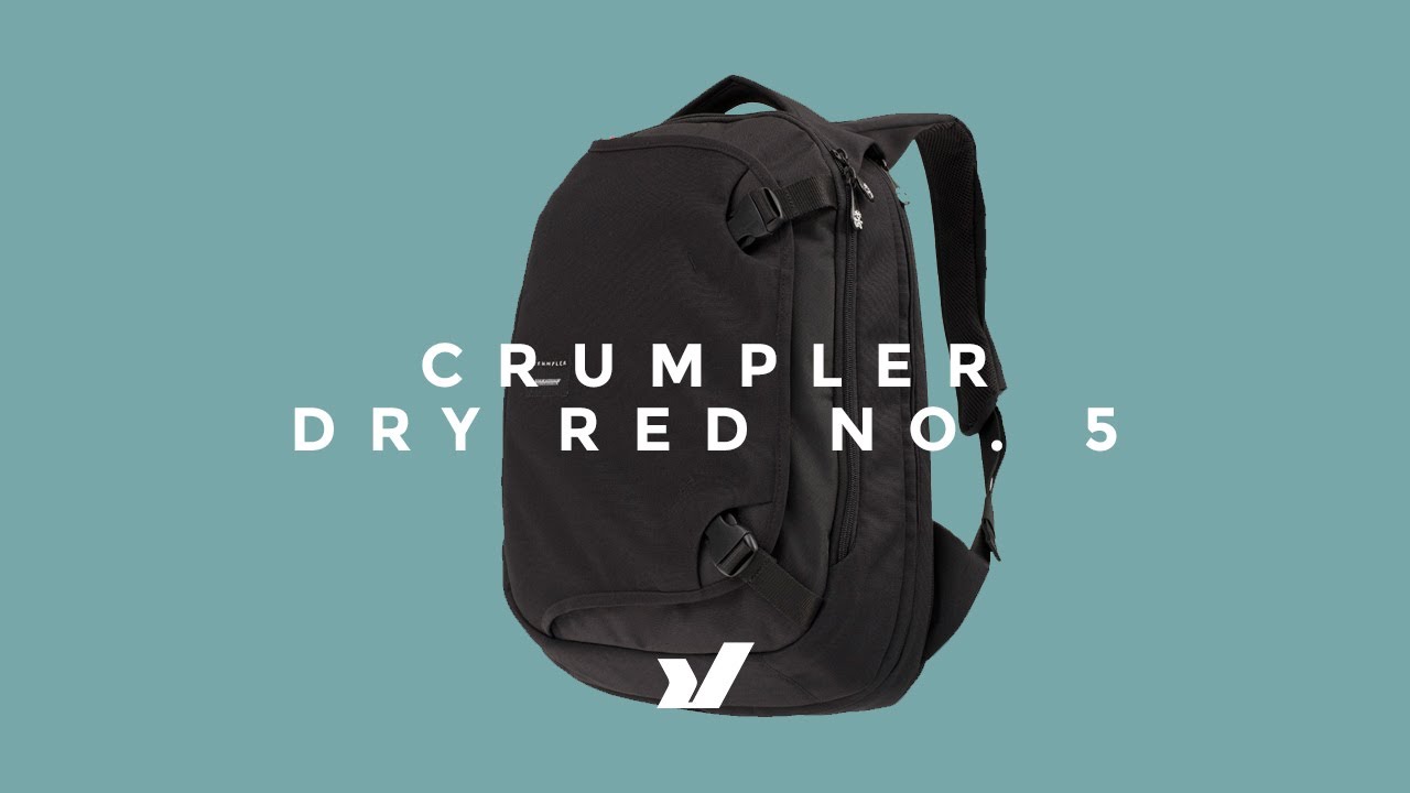 The Crumpler Dry Red No.5 Backpack