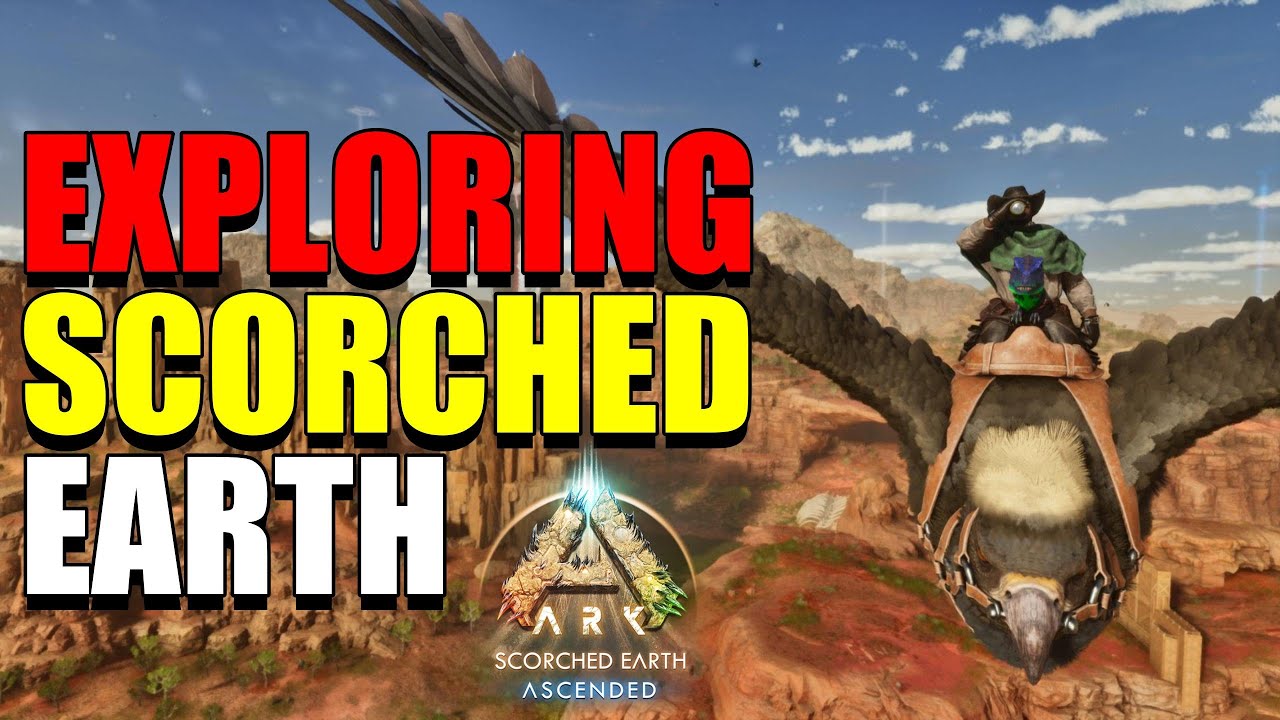 Exploring Scorched Earth from the Sky | ARK: Scorched Earth Ascended (Part 6)
