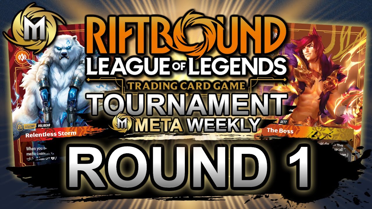 Riftbound Tournament Gameplay - Round 1: Volibear vs Sett | Meta Weekly August 9