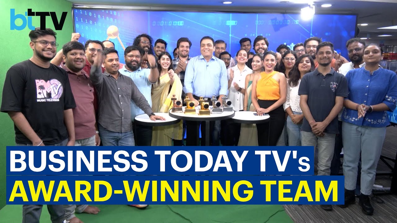 Business Today TV Wins Big At The #ENBAAwards. Meet The Team Behind These Trophies