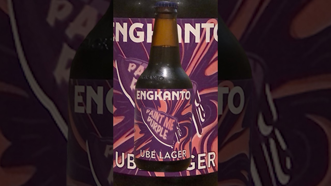 Филиппинское картофельное пиво Engkanto Ube Lager Paint Me Purple