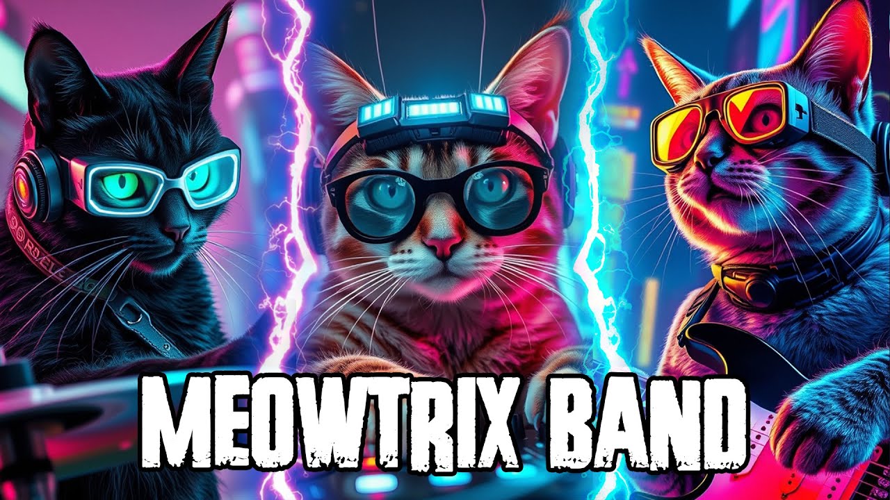 Meowtrix Band Live &ndash; Immersive Cyberpunk Electronic Performance