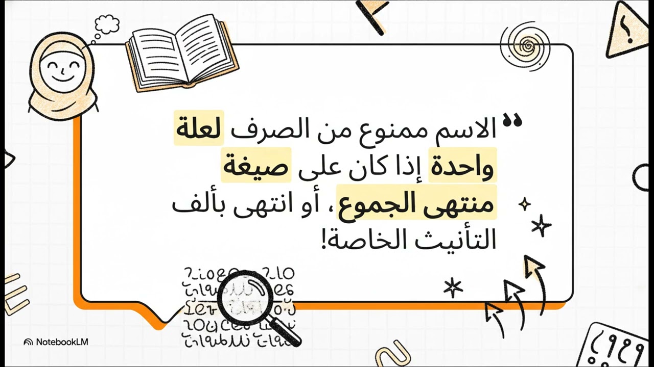 شرح درس الممنوع من الصرف لعله واحدة للصف الاول الاعدادي الترم الثاني آمال فهيم 