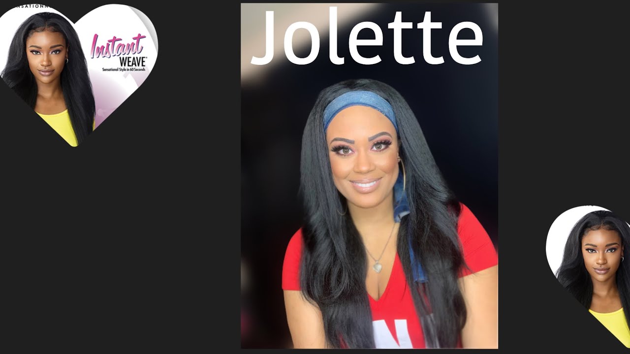 THE BEST BLOWOUT WIG IVE WORN!!! THE SENSATIONNEL JOLETTE HALF WIG