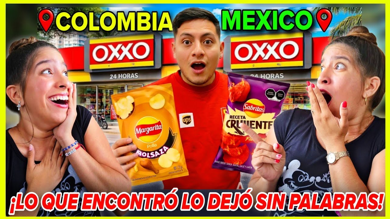 COLOMBIANO🇨🇴 CREÍA que los OXXOS de su PAÍS eran los MEJORES😱 hasta que CONOCIÓ el MEXICANO🇲🇽#mexico