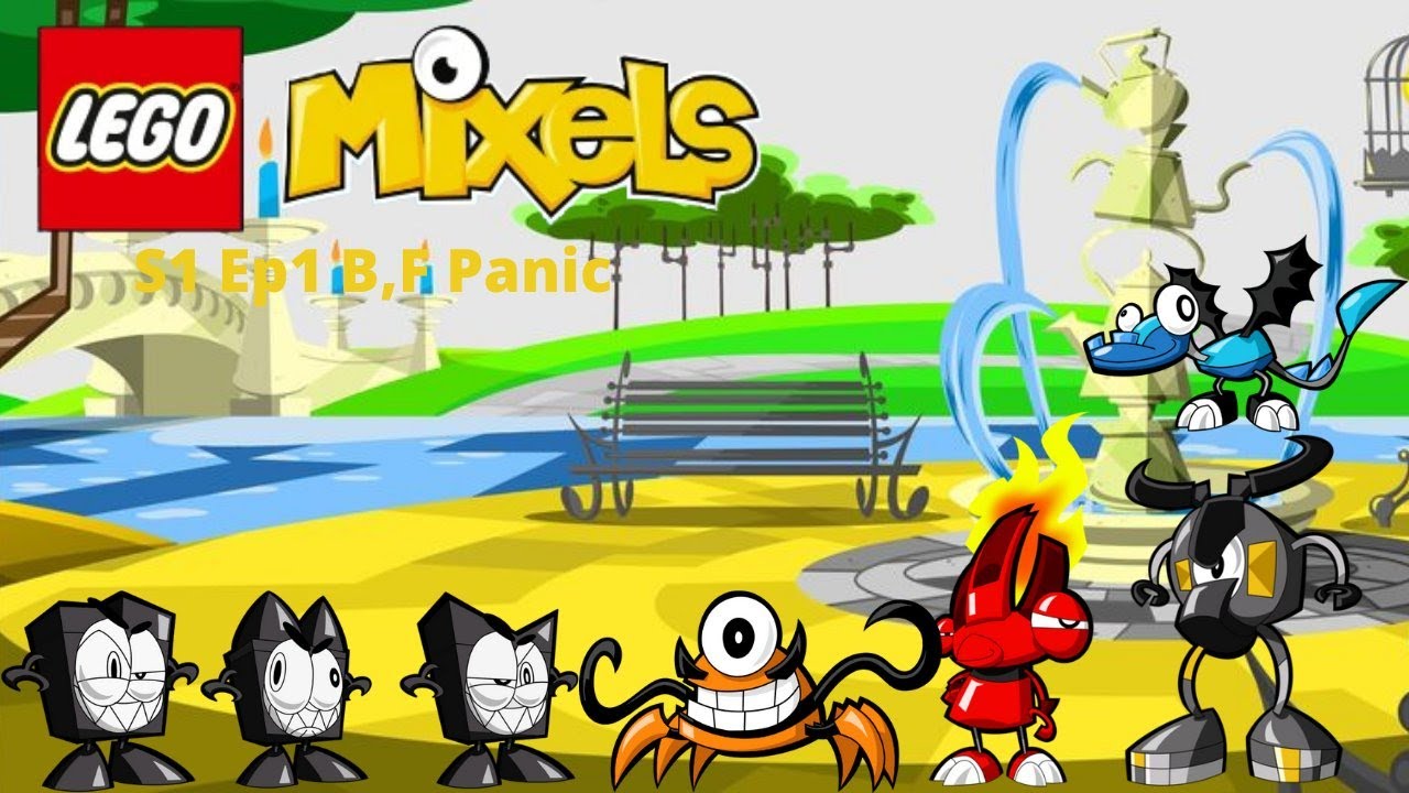 Lego Mixels (Reboot) S1 Ep1 B,F Panic (Stop Motion)
