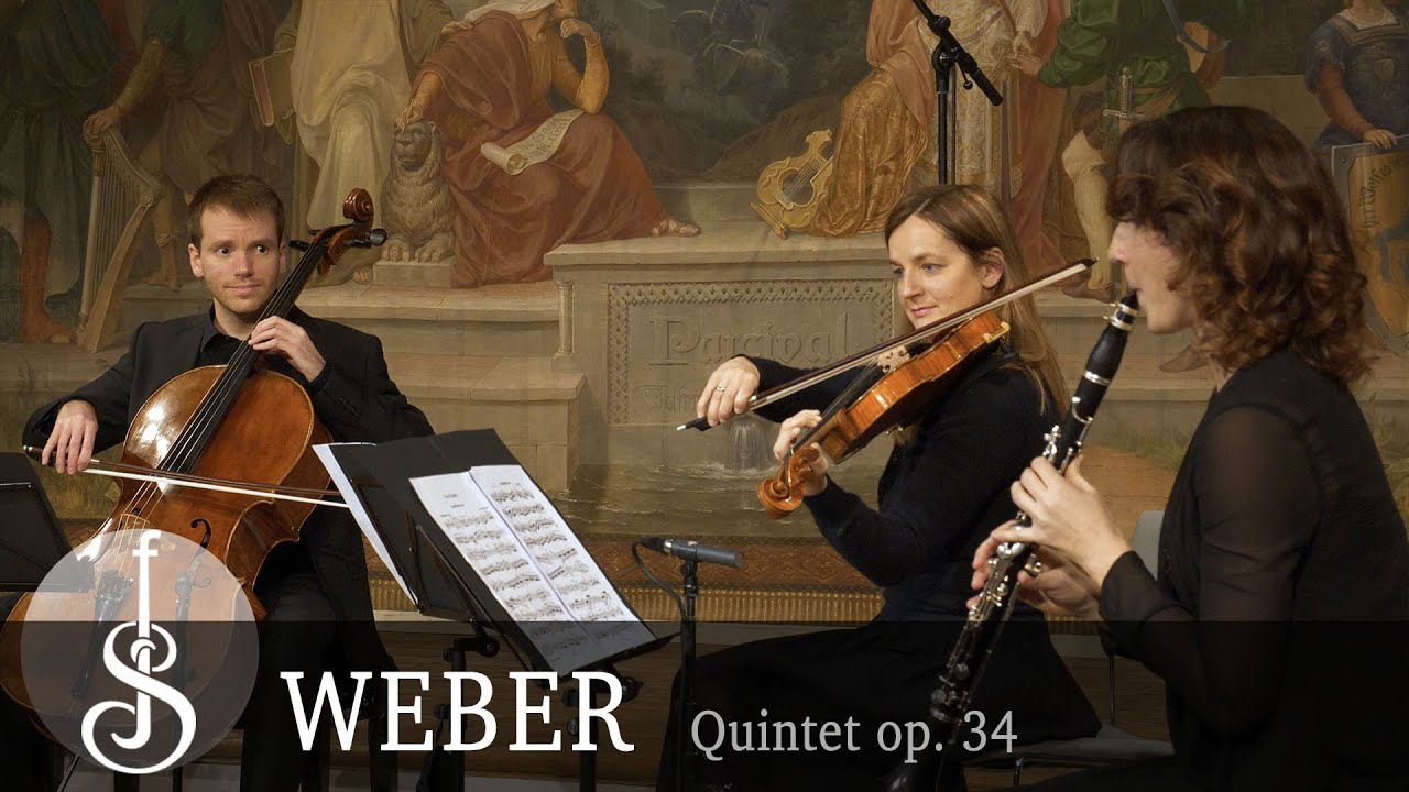 Weber | Quintett B-Dur für Klarinette und Streichquartett op. 34