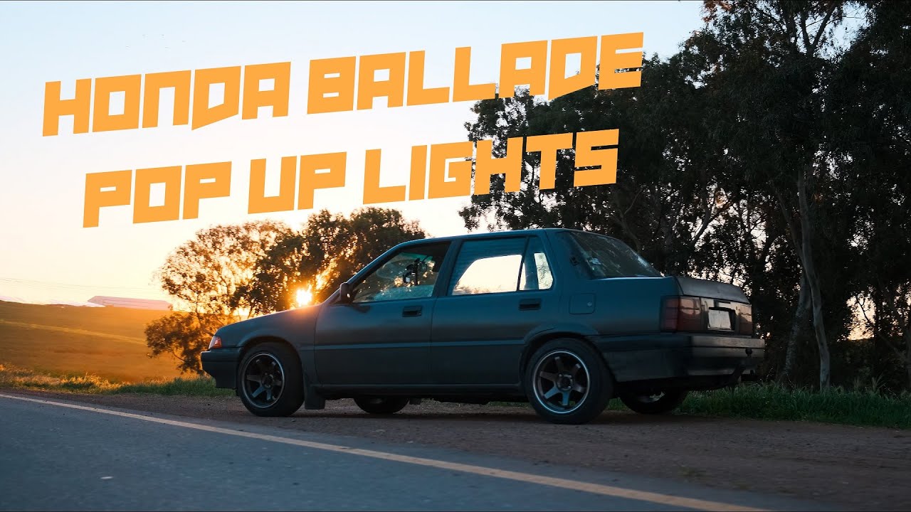 The Future of the Honda Ballade POPUP LIGHTS