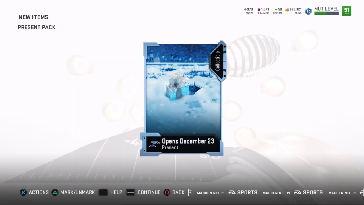 Present Pack Opening MUT 19 #1