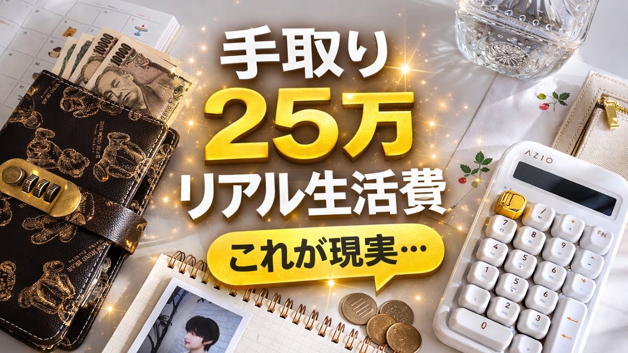 【給料日ルーティン】30代派遣OLのリアル家計管理｜推し活費が足りません🥲