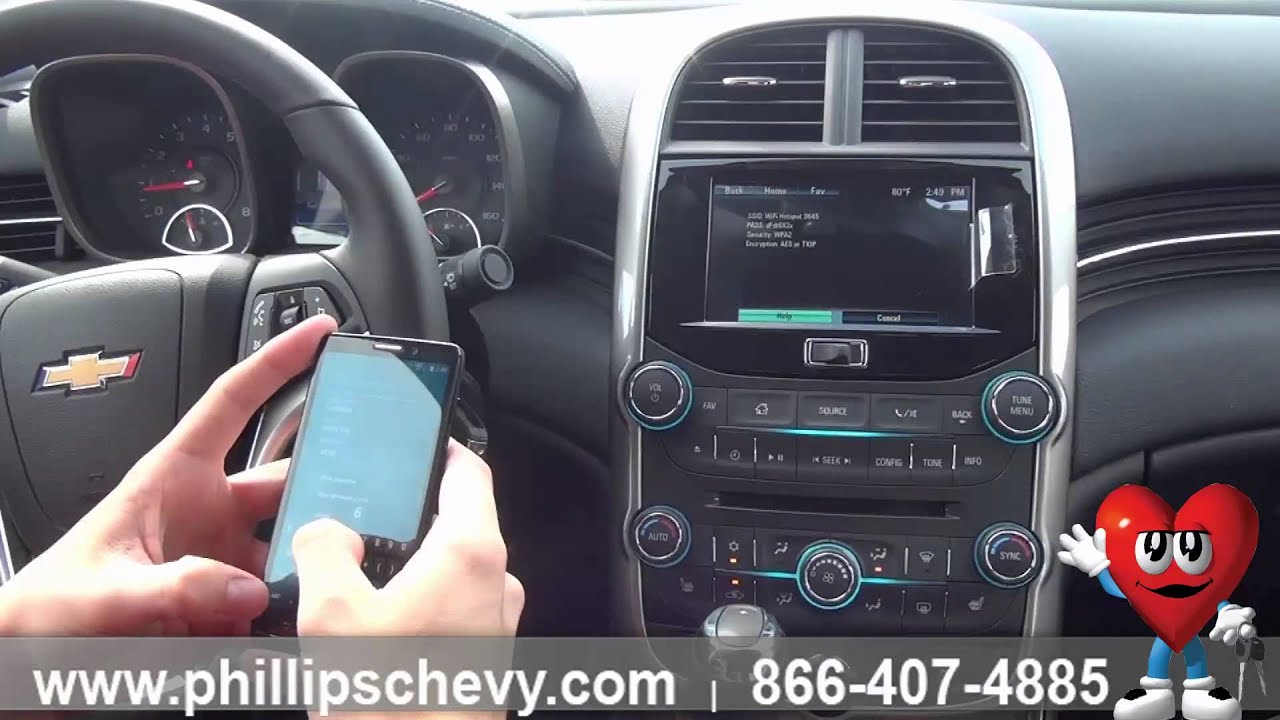2015 Chevy Malibu - Pairing Phone to Wi-fi - Phillips Chevrolet - Chicago Dealership New Car Sales