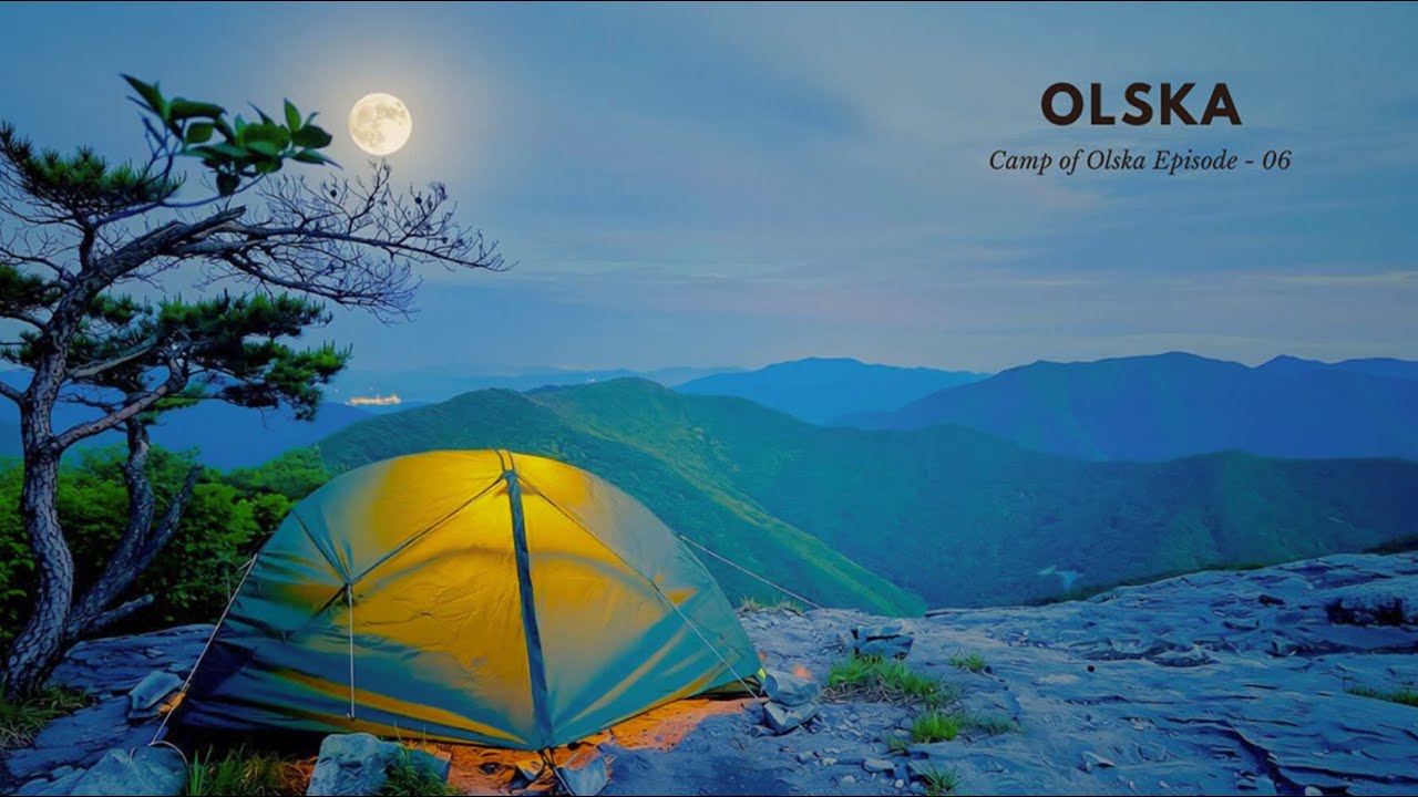 SOLO CAMPING On The Rock At The Top of The Mountain || Cooking And Sleeping || ASMR [Episode - 06]