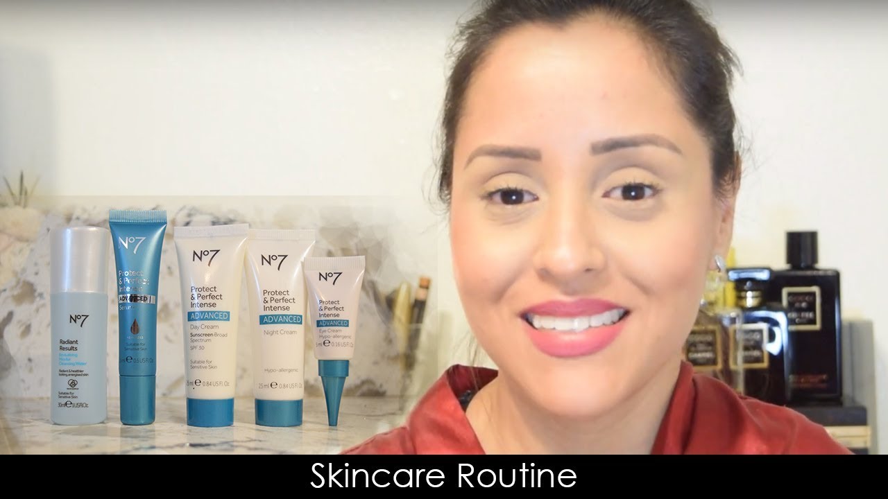 Skincare Routine with No7 Products