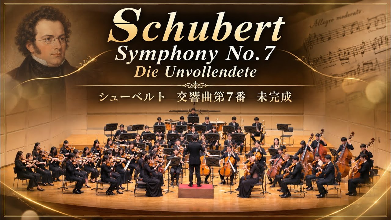 Schubert Sym. No. 7 Die Unvollendete  シューベルト　交響曲第7番　未完成　指揮:上野正博　洗足学園音楽大学大学院室内管弦楽団