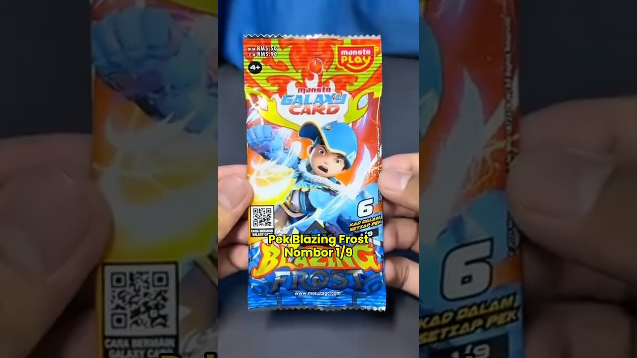 Pek Blazing Frost No 1/9 (BoBoiBoy Glacier) | BoBoiBoy Galaxy Baraju
