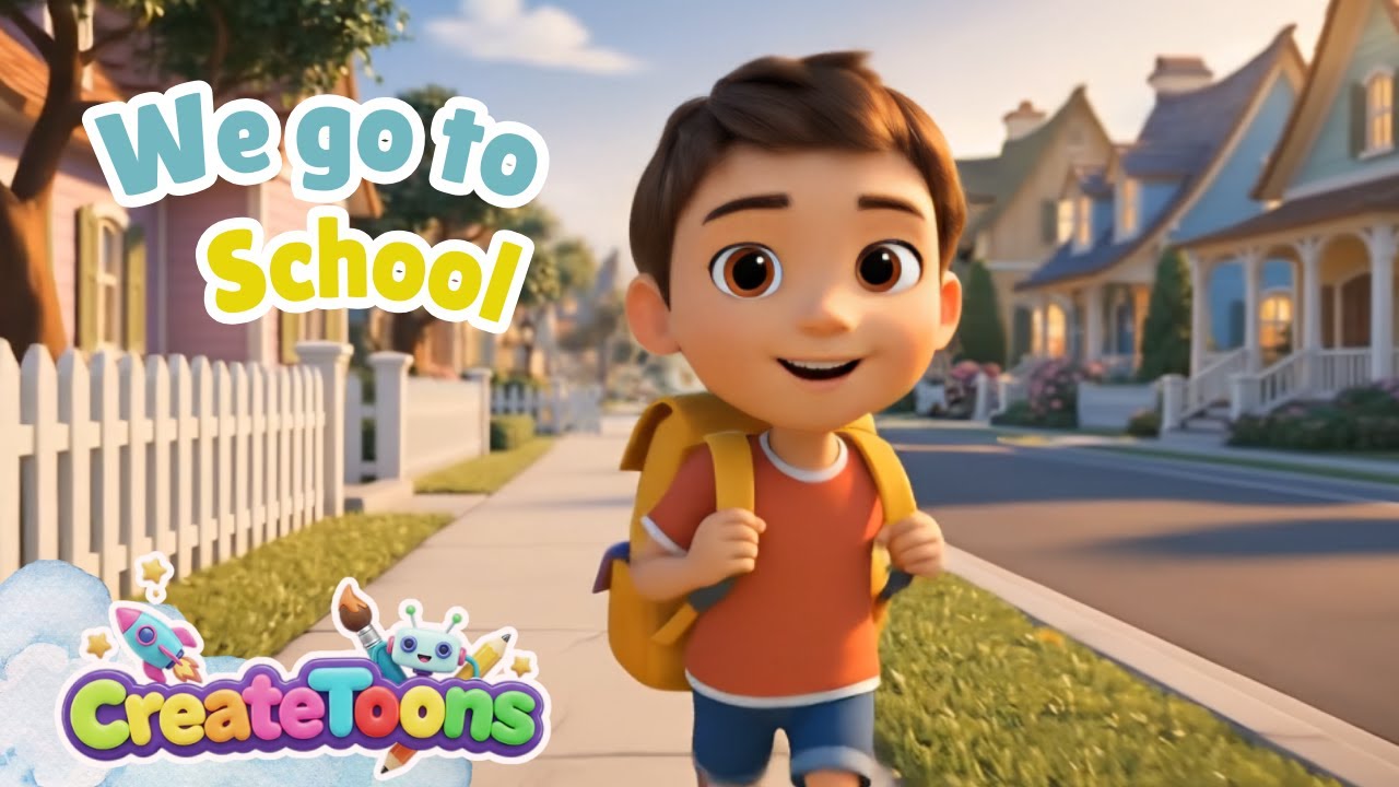 We Go To School | Preschool Songs & Nursery Rhymes