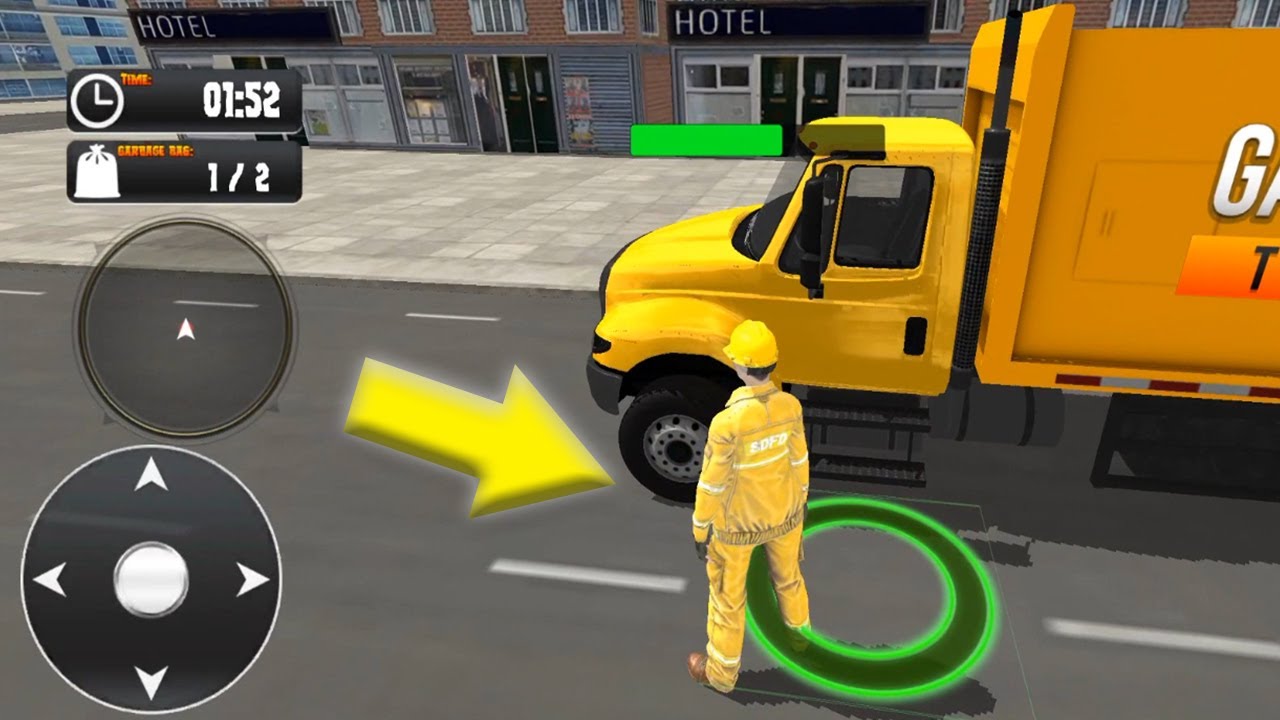 Best Truck Driving Games Garbage Truck City Cleaner Simulator | Android Gameplay | Crash Games Pro