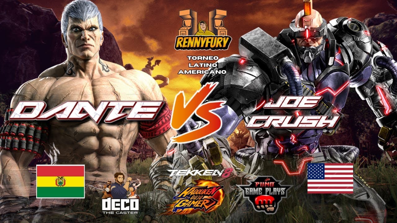 HDG DANTE (BOL) VS JOE CRUSH (USA) TORNEO LATINOAMERICANO ONLINE 2 TEKKEN 8