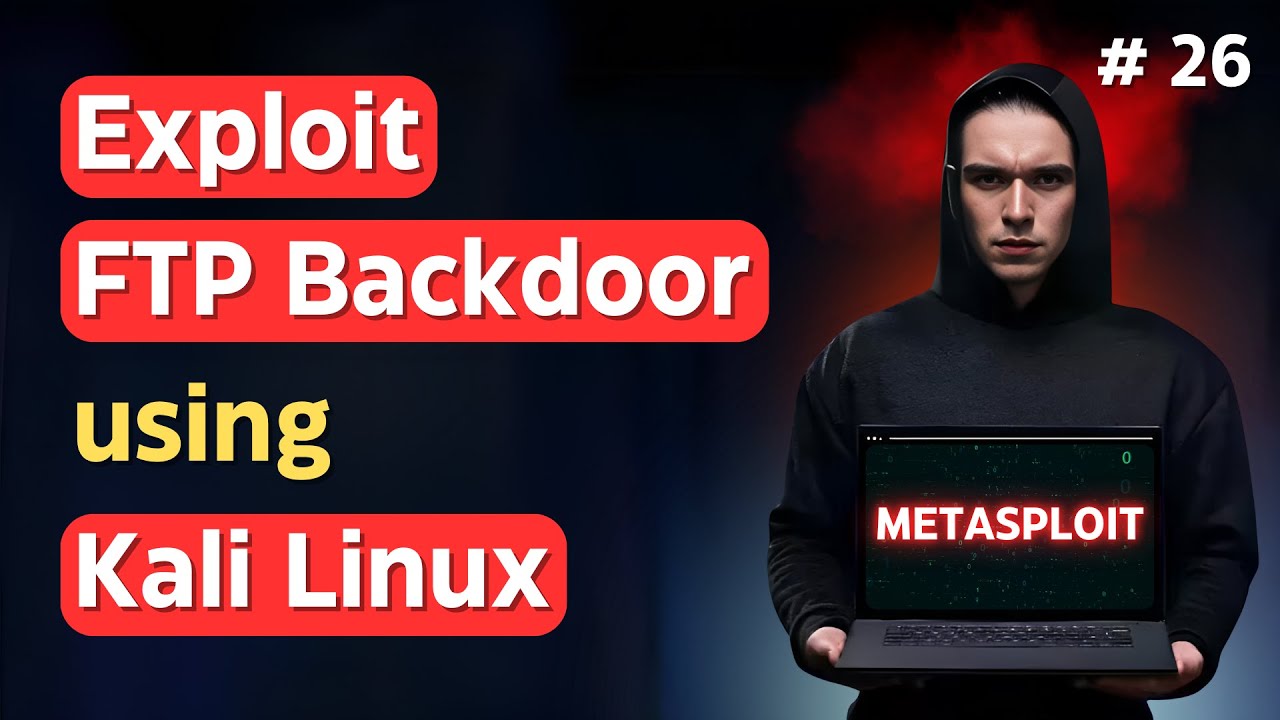 Как использовать FTP-бэкдор с помощью Metasploit в Kali Linux?