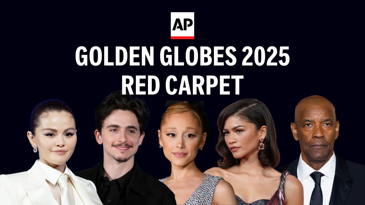 Golden Globes 2025: LIVE from the red carpet