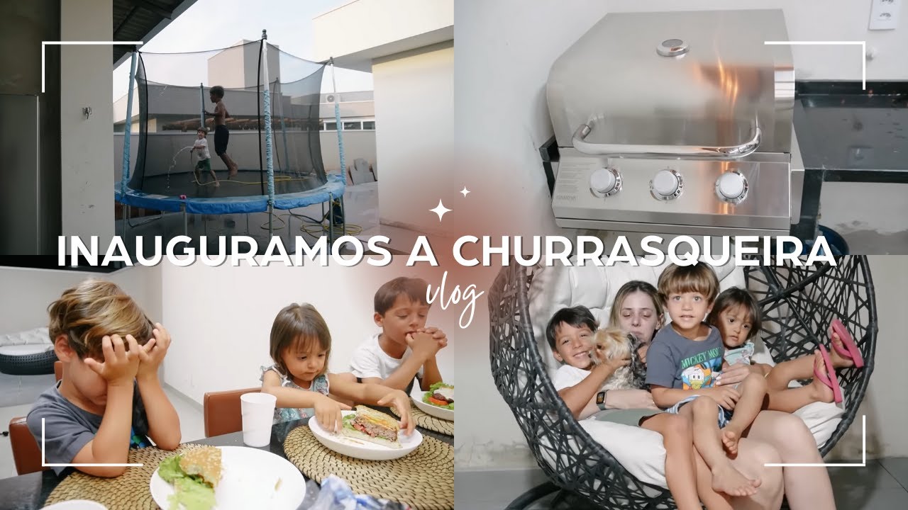 DIA DE FAXINA, TÁ QUASE TUDO PRONTO NA ÁREA EXTERNA, noite do hambúrguer e momentos em família