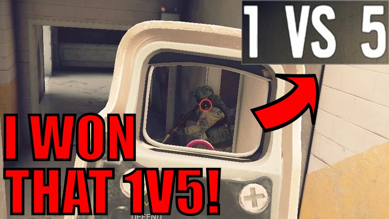I WON THAT 1V5! - Rainbow Six Siege Gameplay