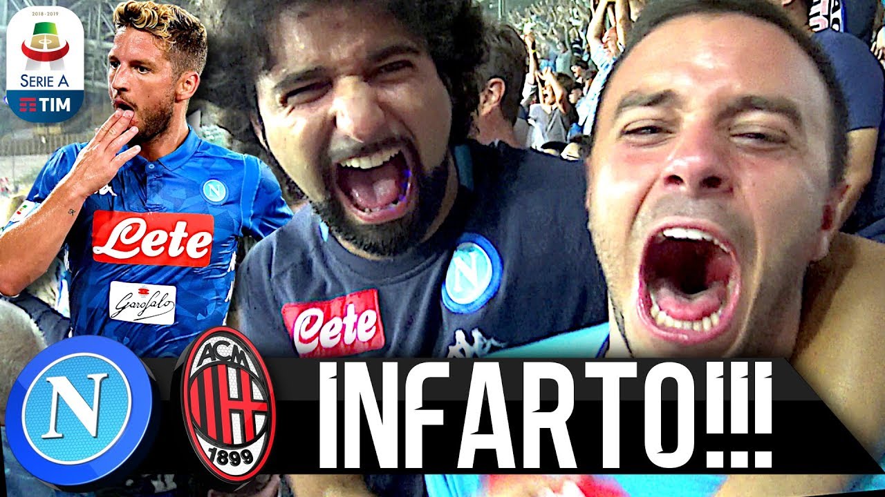 INFARTO!!! NAPOLI 3-2 MILAN | LIVE REACTION NAPOLETANI STADIO SAN PAOLO HD
