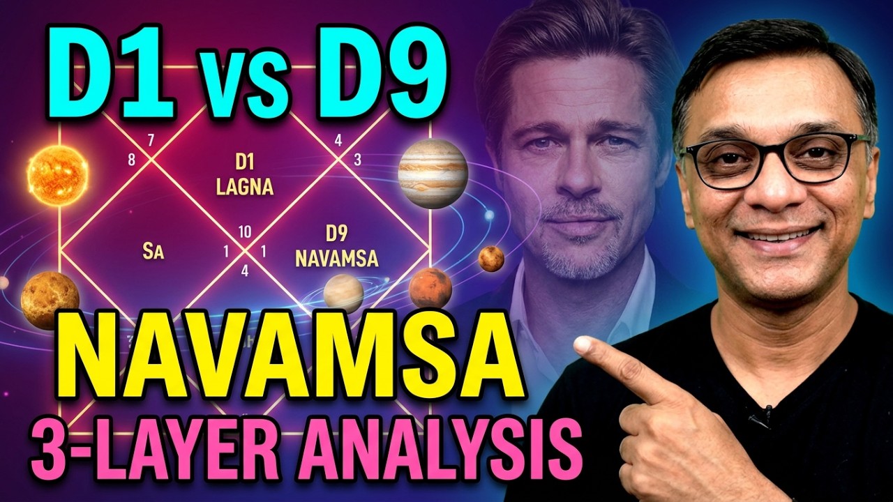 3 Layered Detailed Analysis of Navamsa Vs Lagna || Comprehensive Analysis of Lagna with Navmansh D9