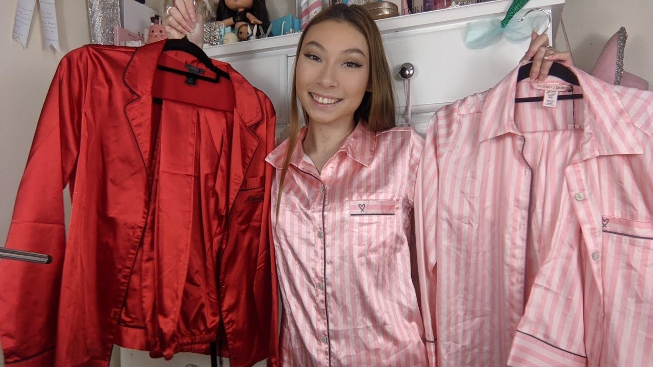 PAJAMA SET TRY ON COLLECTION!!! VICTORIA'S SECRET, JUICY COUTURE AND MESHKI ❤️🖤💗💕