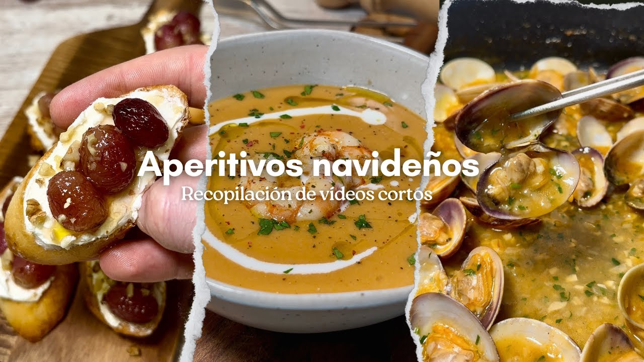Aperitivos f&aacute;ciles para Navidad 🎄🎅 Recopilaci&oacute;n de recetas r&aacute;pidas