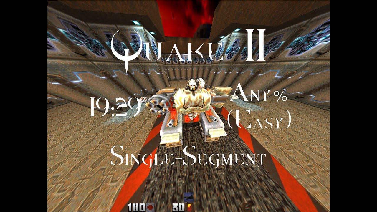 Quake II - Any% (Easy) - Single-Segment Speedrun - 19:29