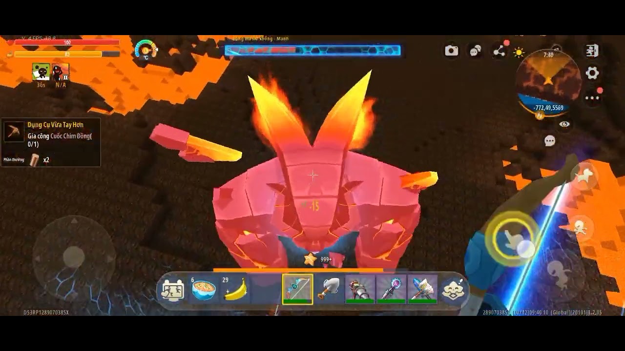 Hành trình đánh boos núi lửa trong mini world sẽ như thế nào? ( Mini world)