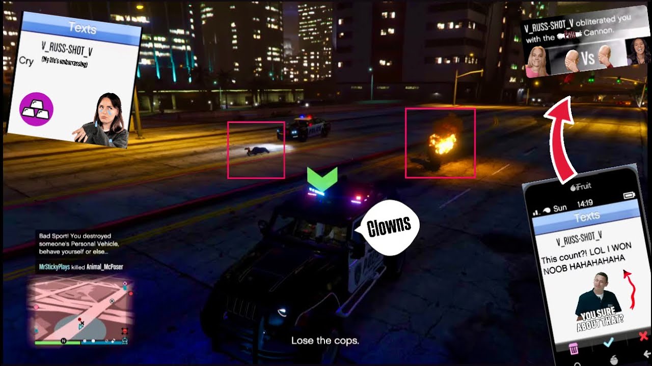Trolling SALTY Griefers with Imani tech is so FUNNY in GTA Online…