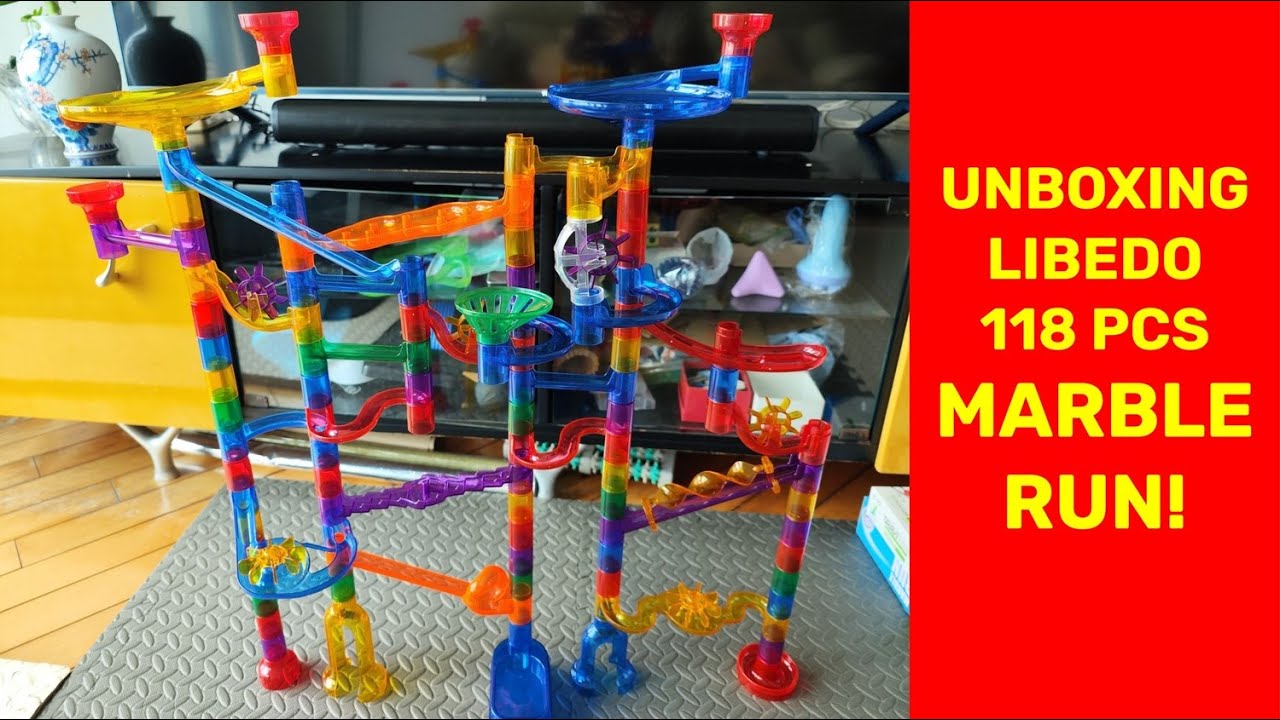 Unboxing 118 Piece Marble Run from Libedo!
