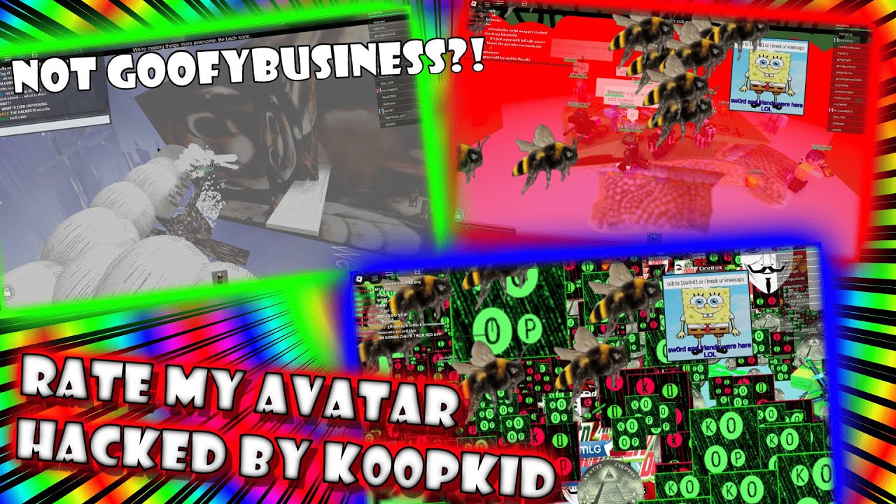 Retro Studio Rate my avatar hacking incident by k00pkid 8/7/2025 [NOT GOOFYBUSINESS!!!]