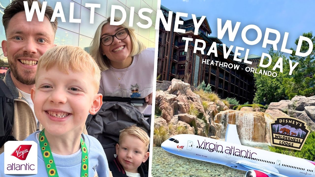 Видеоблог Walt Disney World, май 2025 г. ✈️ День путешествий | Virgin Atlantic | Регистрация в Wi...