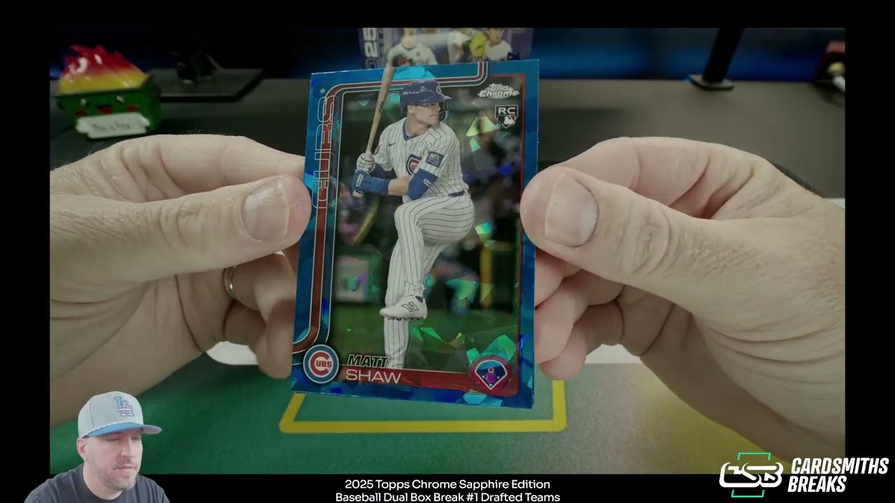 2025 Topps Chrome Sapphire Edition Baseball Dual Box Break #1