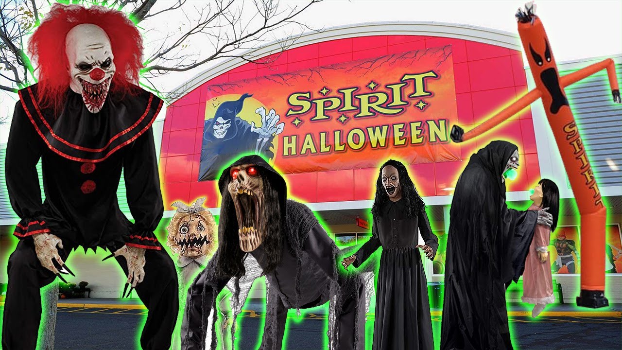 All Our Spirit Halloween Store Family Walkthroughs Video Compilation!
