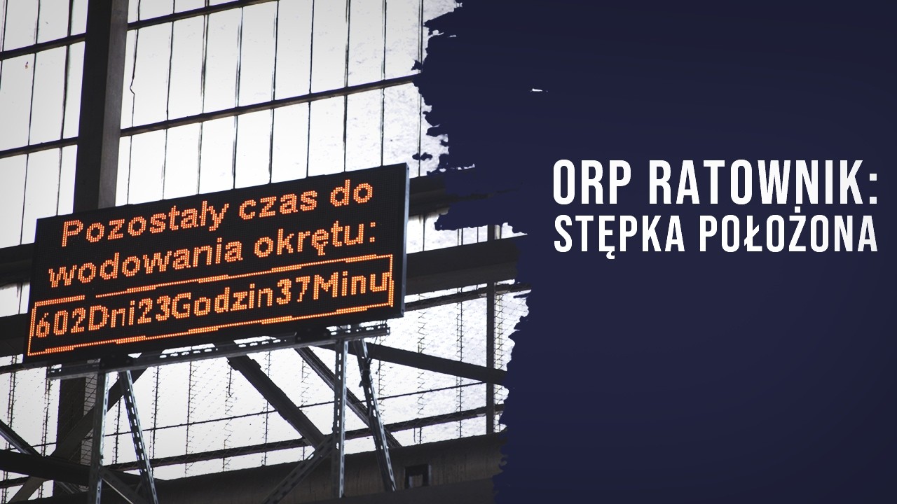 ORP &bdquo;Ratownik&rdquo; w budowie. Wsparcie dla &bdquo;Orki&rdquo;