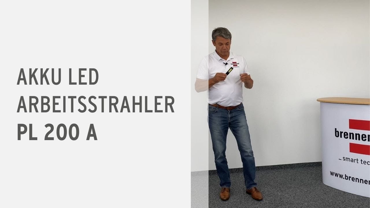 Unsere Produktmanager erkl&auml;ren die LED Akku-Handleuchte PL 200 A