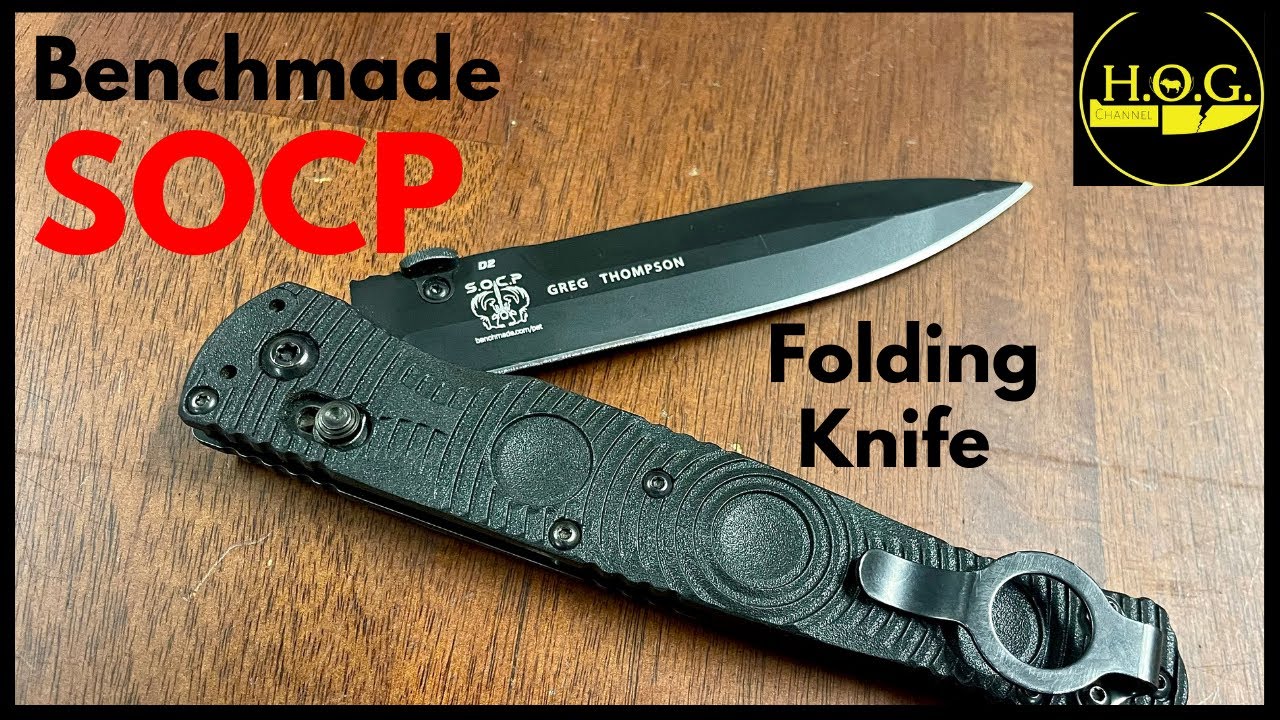 Benchmade SOCP Tactical Folder Review | Designed For The US Special Operations Combatives Program