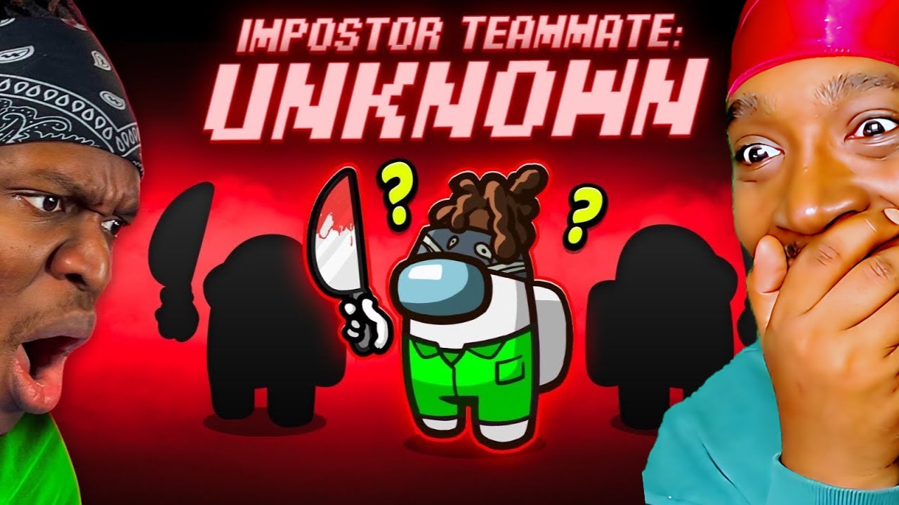 SIDEMEN AMONG US BUT THE IMPOSTOR DOESN'T KNOW WHO THEIR TEAMMATE IS (REACTION)