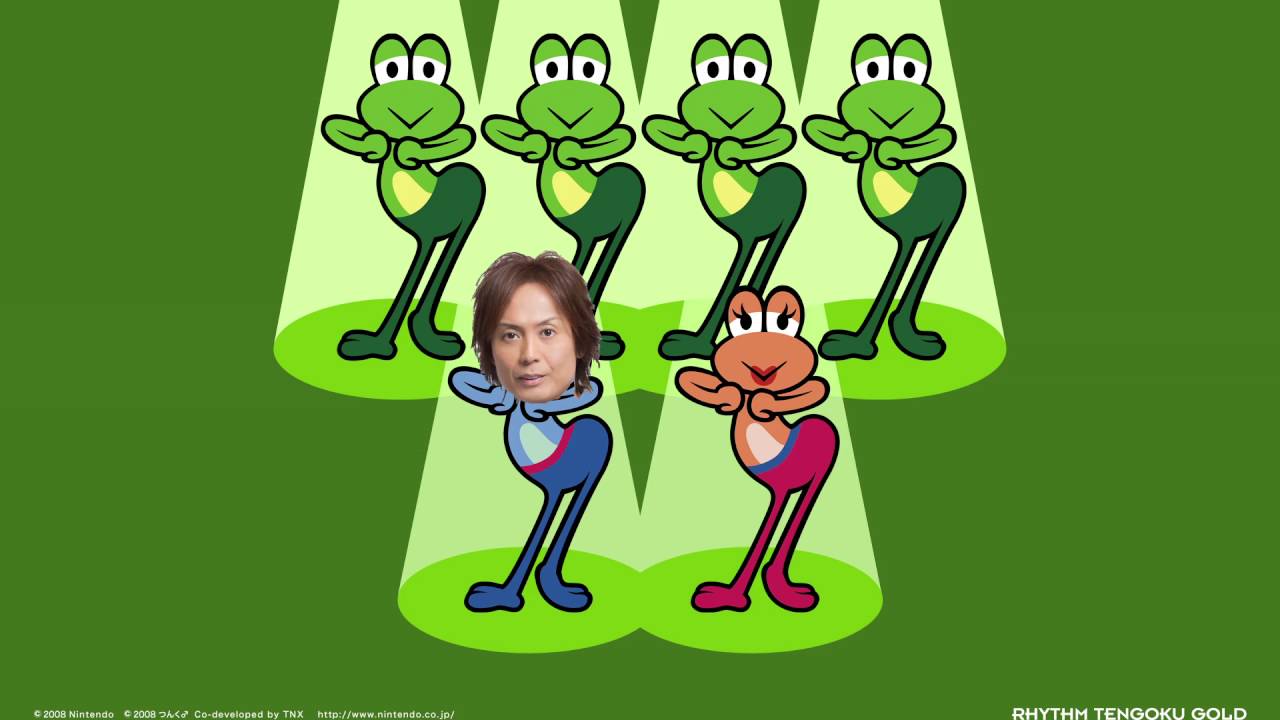 リズム天国ゴールド「明るいロケンロー」のピッチを下げるとつんくに!?