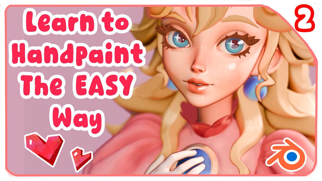 How to Handpaint a Stylized Toon Girl - [ BEGINNER FRIENDLY- Tips From an ex-bungie AAA dev