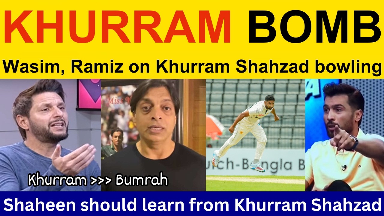 Shahid Afridi shocked on Khurram Shahzad bowling today vs BAN | Ramiz Raja, Pak Media on PAK vs BAN