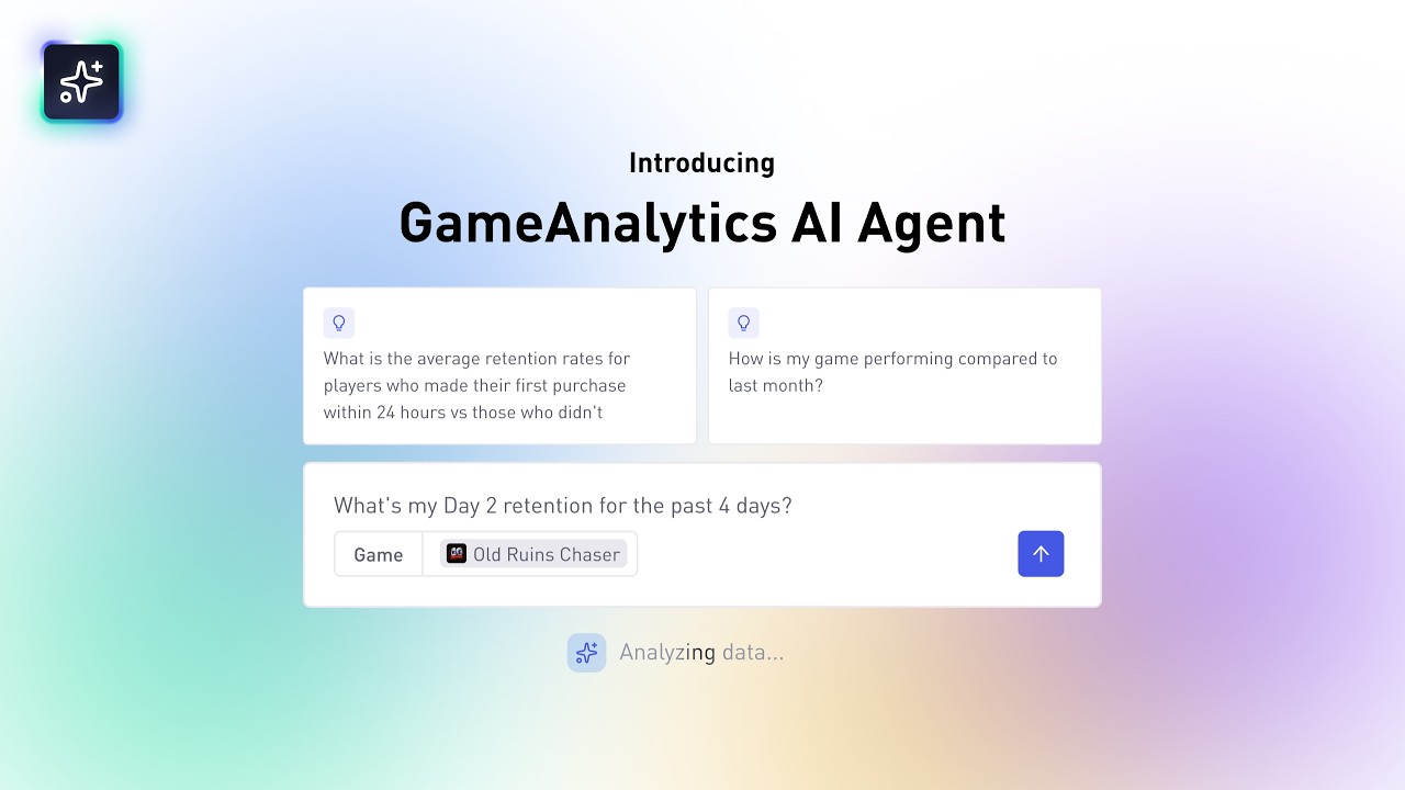 Meet the AI Agent: chat with your game data | GameAnalytics