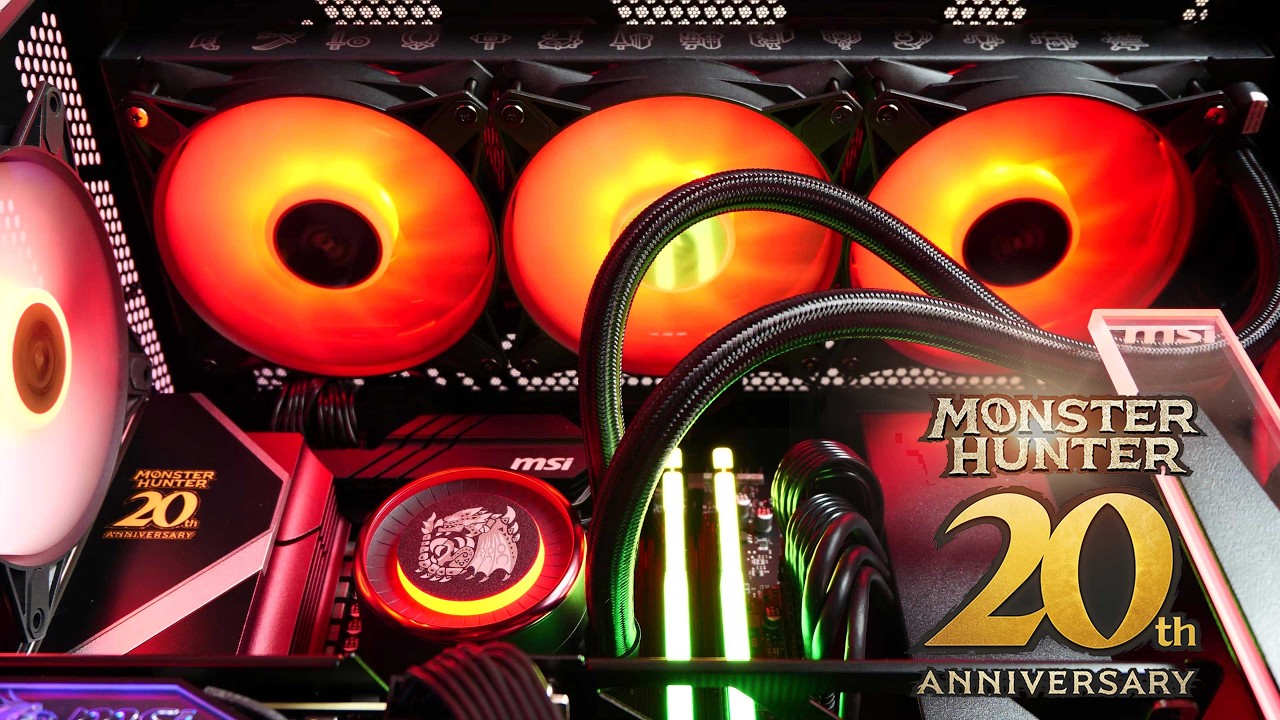 REFRIGERACION líquida EDICIÓN ESPECIAL Monster Hunter MSI CoreLiquid E360 - DrogaDigital