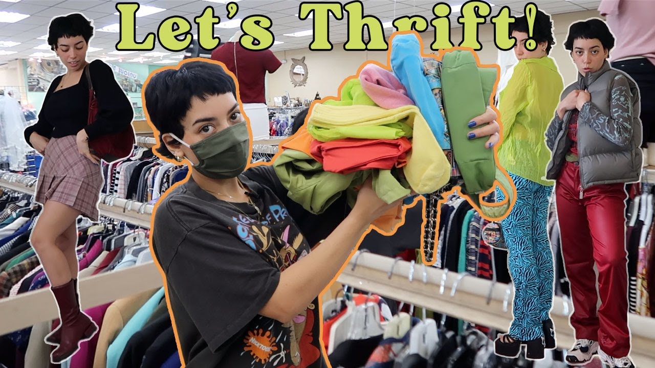 THRIFTING DAY VLOG! + I Fully Styled All My Vintage Finds ~ Try On Haul, Duh!