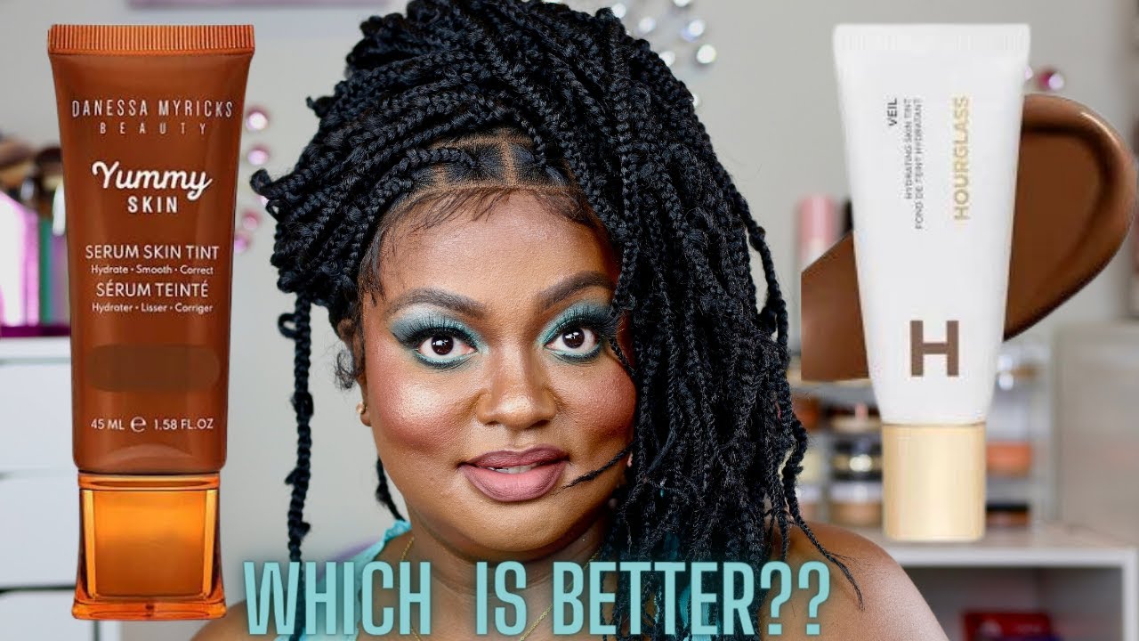 Danessa Myricks Beauty Yummy Skin Serum Skin Tint vs.Hourglass Skin Tint| Which is Better? +Weartest